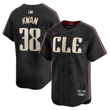 Guardians Navy 2024 City Connect Limited Jersey TLA - Stitched