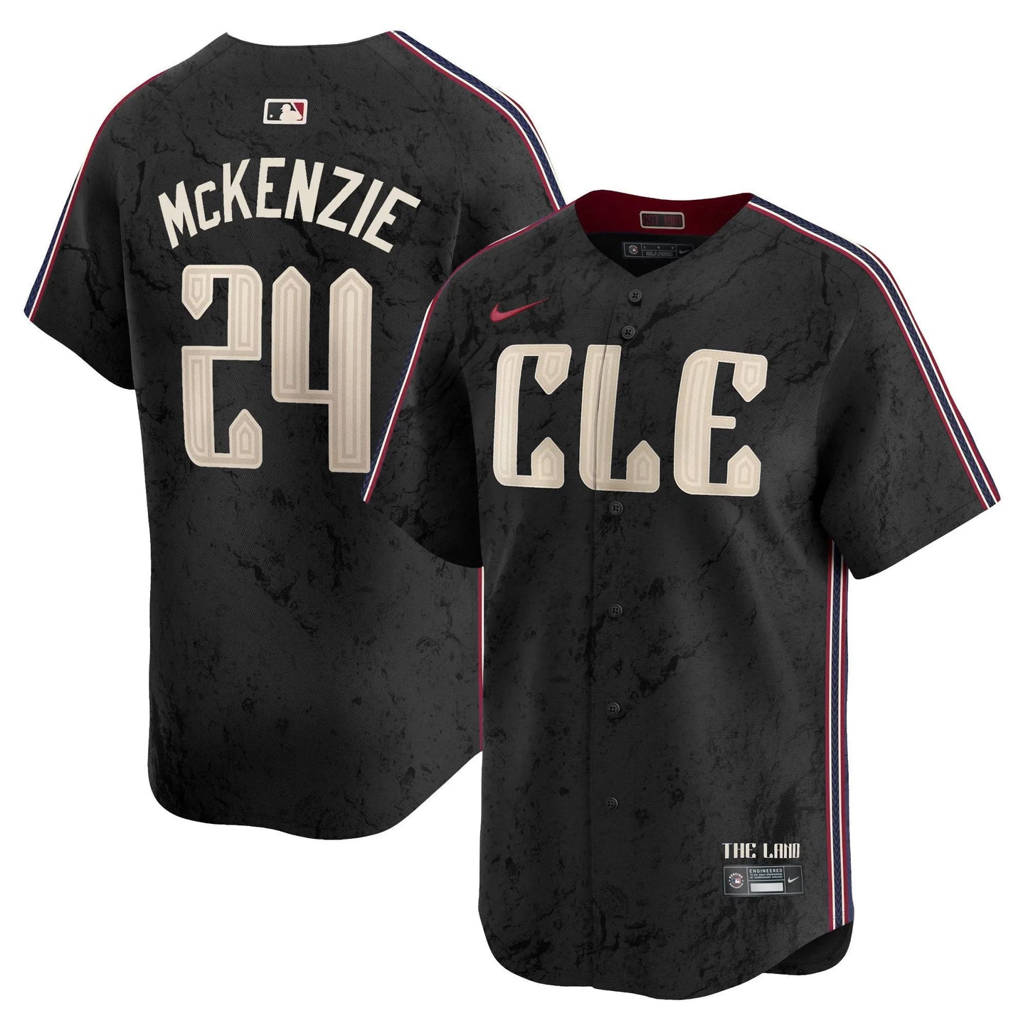 Guardians Navy 2024 City Connect Limited Jersey TLA - Stitched