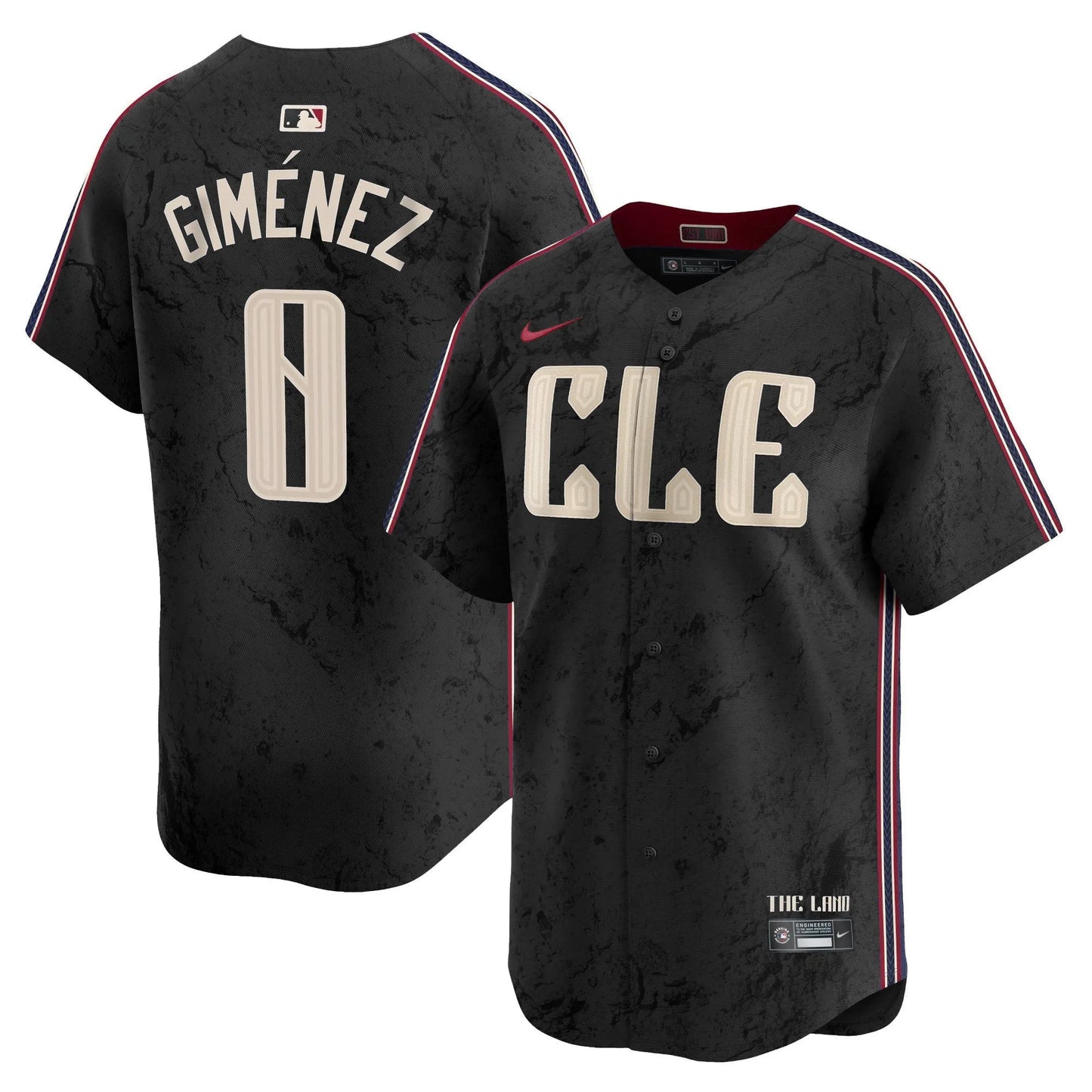 Guardians Navy 2024 City Connect Limited Jersey TLA - Stitched