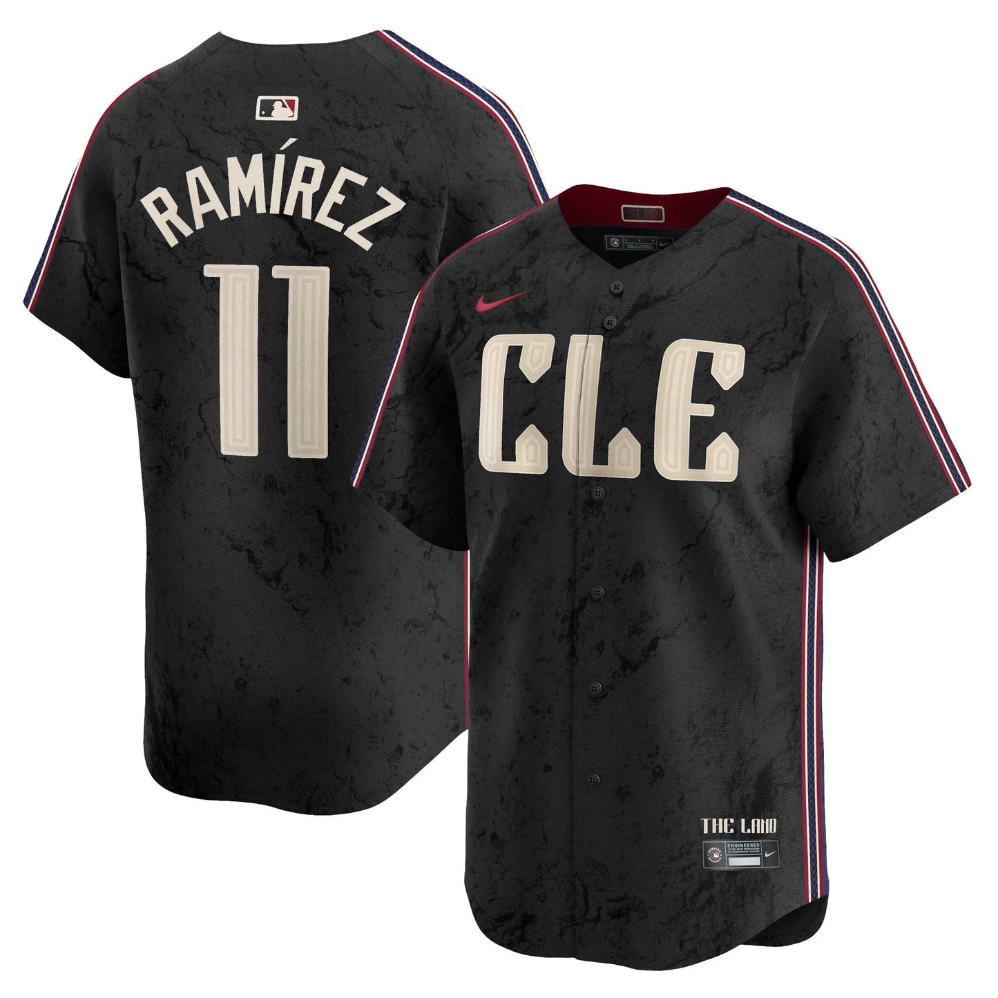 Guardians Navy 2024 City Connect Limited Jersey TLA - Stitched