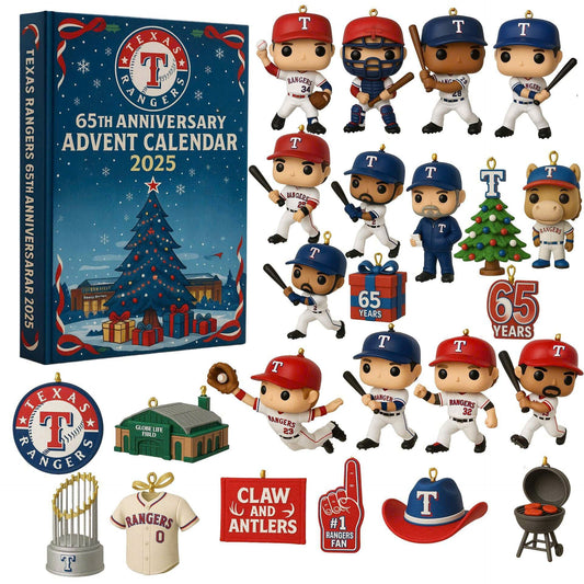 Texas Rangers Advent Calendar 2025 65TH ANNIVERSARY